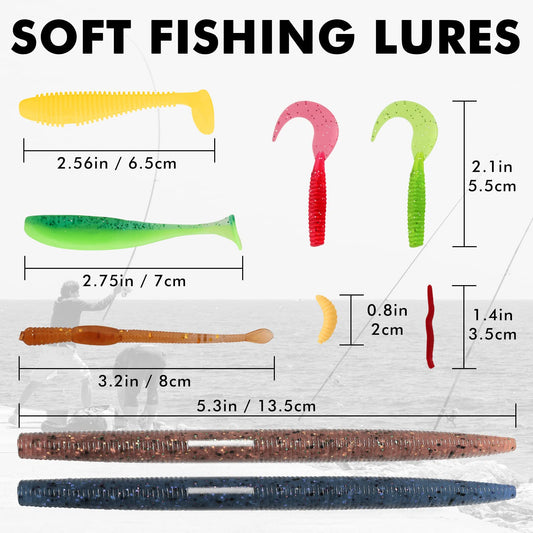 TRUSCEND® Fishing Lure Making Kit with Tackle Box - 232pcs