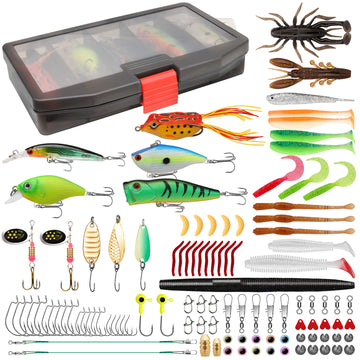 TRUSCEND Fishing Lures Accessories Kit with Tackle Box - Fishing Hooks –  Truscend Fishing
