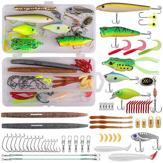 TRUSCEND Fishing Lure Making Kit with Tackle Box - 65pcs - Truscend Fishing