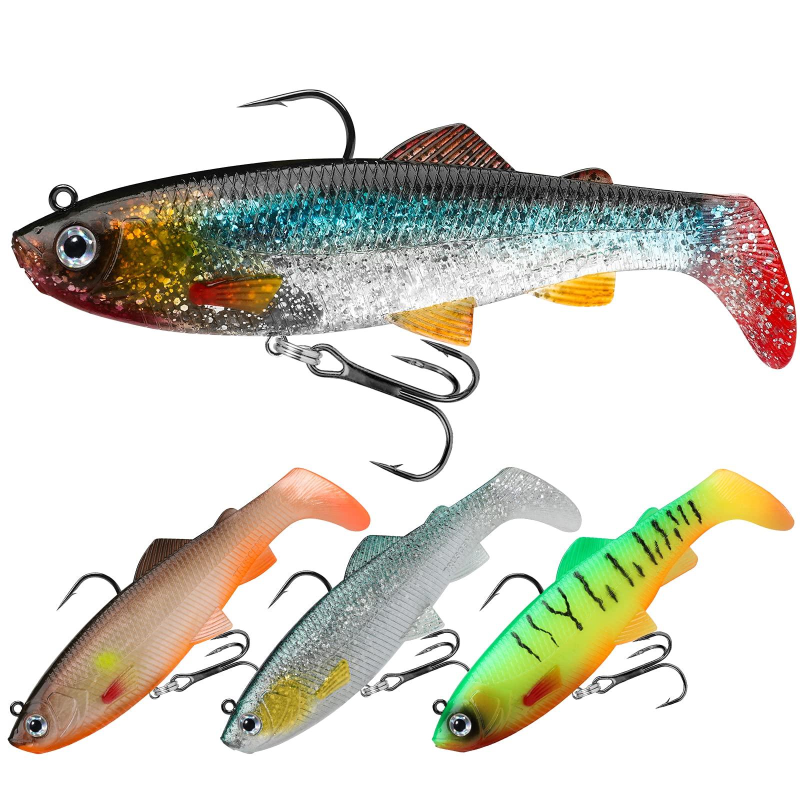 MadBite Species Tackle Kits， 187 pcs Bass Fishing Lures， Hooks