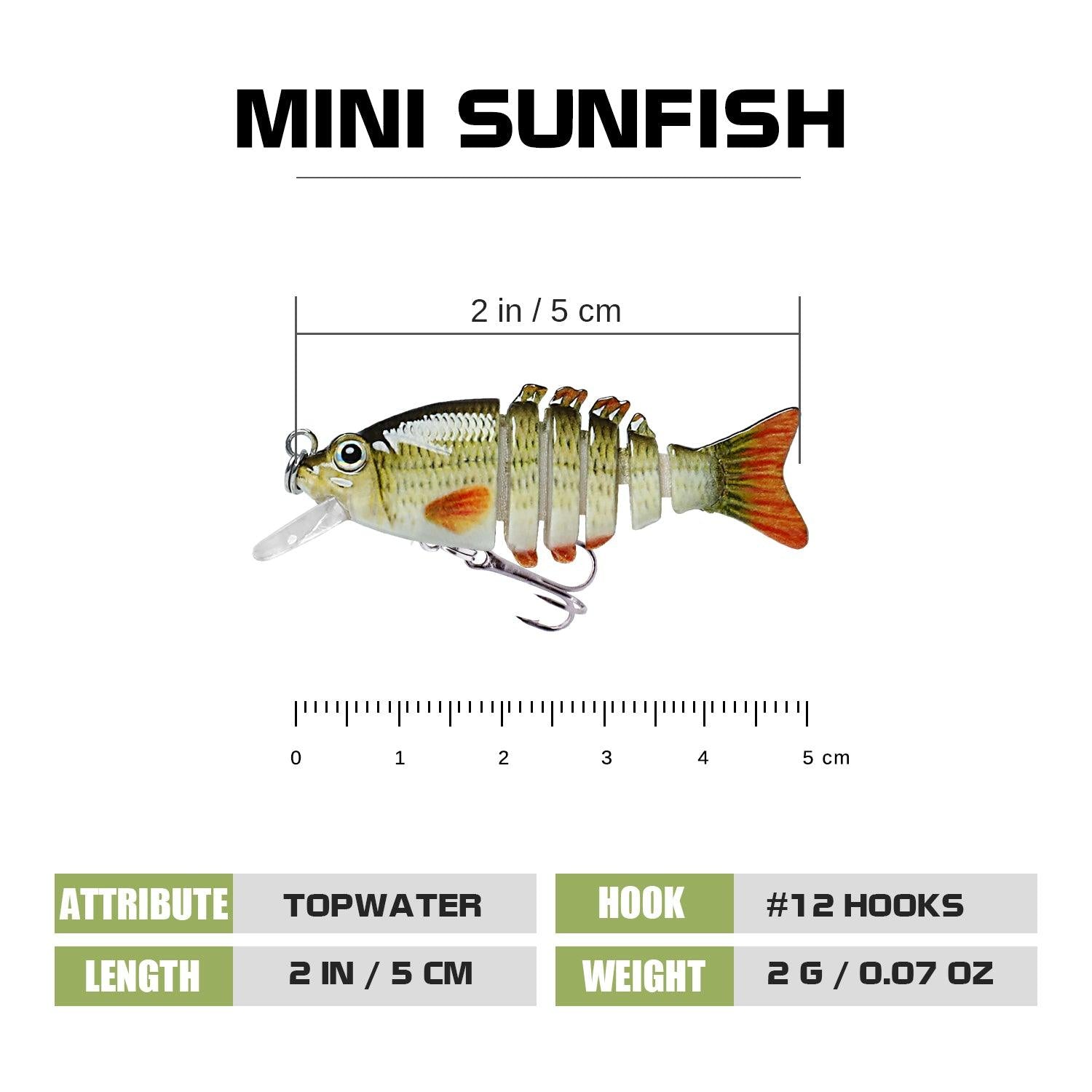 TRUSCEND Micro Jointed Swimbait Bionic Fishing Lure for Bass - Truscend Fishing